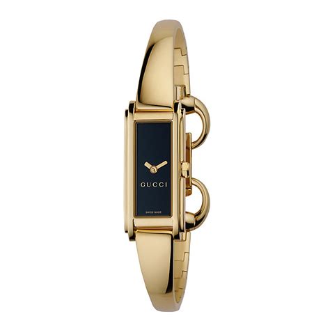 black gold gucci watch ladies|ernest jones Gucci watches ladies.